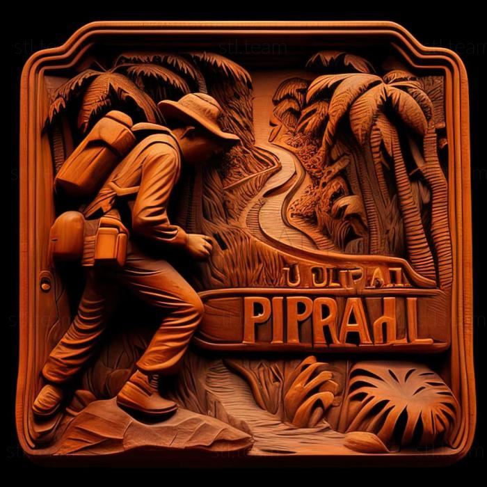 3D model Pitfall The LoExpedition game (STL)